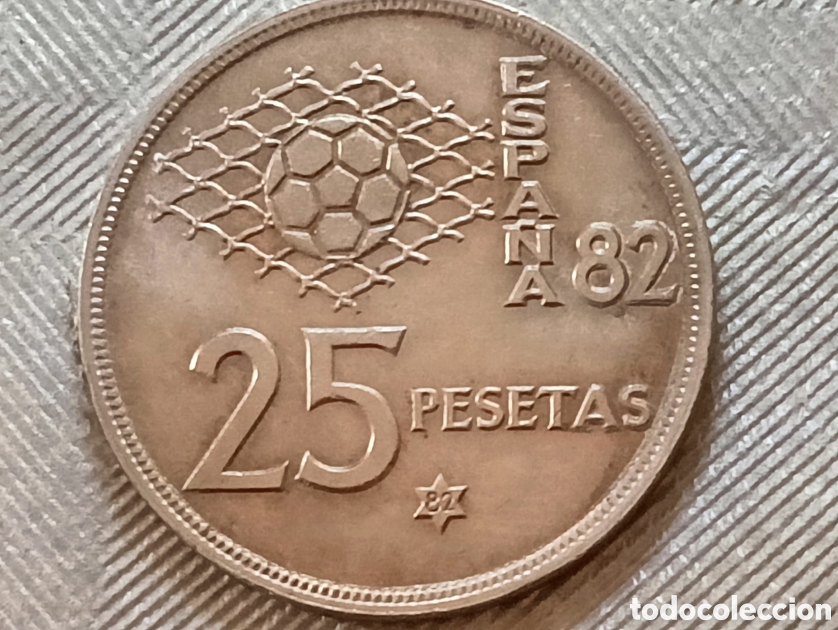 Material numism&aacute;tico: Moneda 25 ptas Espa&ntilde;a 82 - Foto 1