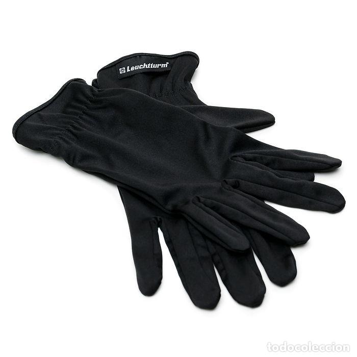 Material numism&aacute;tico: Guantes de microfibra para monedas, negro - Foto 1