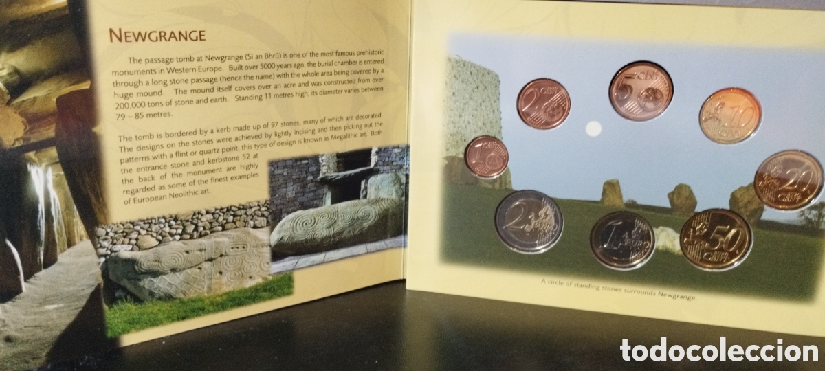 Material numism&aacute;tico: Cartera Oficial Euroset Irlanda 2008 - Foto 1