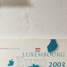 Material numismático: LUXEMBURGO - 2002 - MONEDAS EUROS EN CARTERA OFICIAL - FDC / MS - CARTERA 2003 (8M)