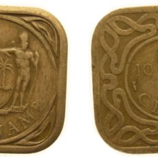 Material numismático: SURINAME DUTCH COLONY 1962 5 CENTS - JULIANA NICKEL BRASS UTRECHT MINT (2200000) 4G VF KM 12.1