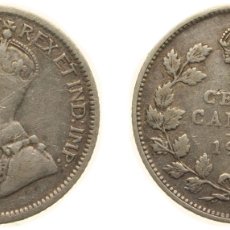 Material numismático: CANADA COMMONWEALTH 1917 10 CENTS - GEORGE V SILVER (.925) (.925 SILVER .075 COPPER) OTTAWA MINT (5