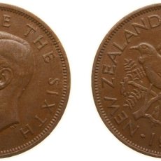 Material numismático: NEW ZEALAND STATE 1950 1 PENNY - GEORGE VI (2ND TYPE) BRONZE ROYAL MINT (TOWER HILL) (5784000) 9G X