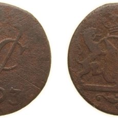 Materiale numismatico: INDONESIA NETHERLANDS EAST INDIES UNITED EAST INDIA COMPANY 1793 1 DUIT (UTRECHT) COPPER 2.85G VF K