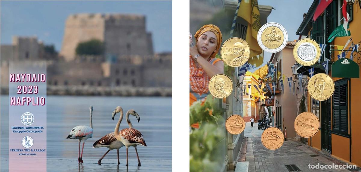 Numismatisches Material: Greece 2023 Euro Set BLISTER NAFPLIO BU