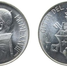 Materiale numismatico: VATICAN CITY CITY STATE 1978 1000 LIRE - JOHN PAUL I SILVER (.835) ROME MINT (198500) 14.6G BU KM 1