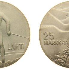 Material numismático: FINLAND REPUBLIC 1978 N 25 MARKKAA (LAHTI) SILVER (.500) (COPPER .500) HELSINKI MINT (500000) 26.3G