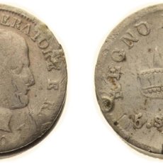 Material numismático: ITALY NAPOLEONIC KINGDOM OF ITALY ITALIAN STATES 1810 M 5 SOLDI - NAPOLEON I SILVER (.900) MILAN MI