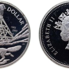 Material numismático: CANADA COMMONWEALTH 2003 1 DOLLAR - ELIZABETH II (DISCOVERY AT COBALT) SILVER (.9999) OTTAWA MINT (