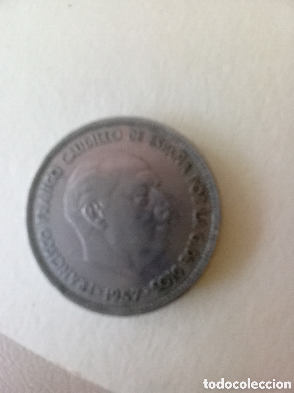 Material numism&aacute;tico: Moneda 1957 25 pesetas - Foto 4