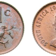 Material numismático: SOUTH AFRICA REPUBLIC 1968 1 CENT (CHARLES SWART; ENGLISH LEGEND - SOUTH AFRICA) BRONZE PRETORIA MI