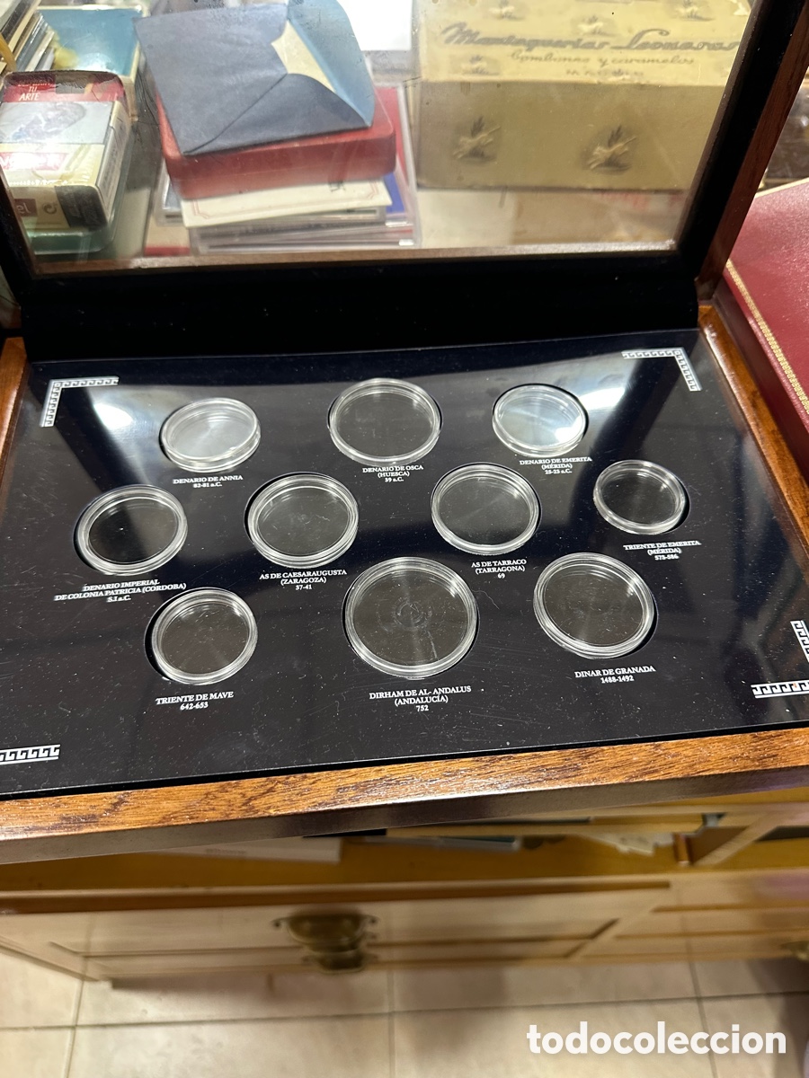 Material numism&aacute;tico: Lote de cajas para monedas y sellos - Foto 8