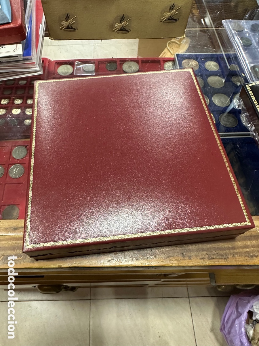 Material numism&aacute;tico: Lote de cajas para monedas y sellos - Foto 9