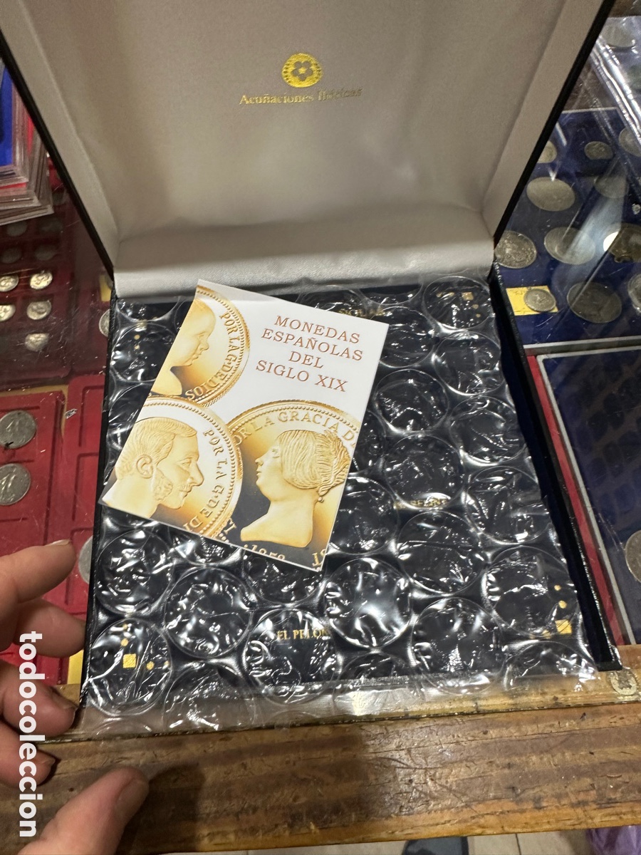 Material numism&aacute;tico: Lote de cajas para monedas y sellos - Foto 12