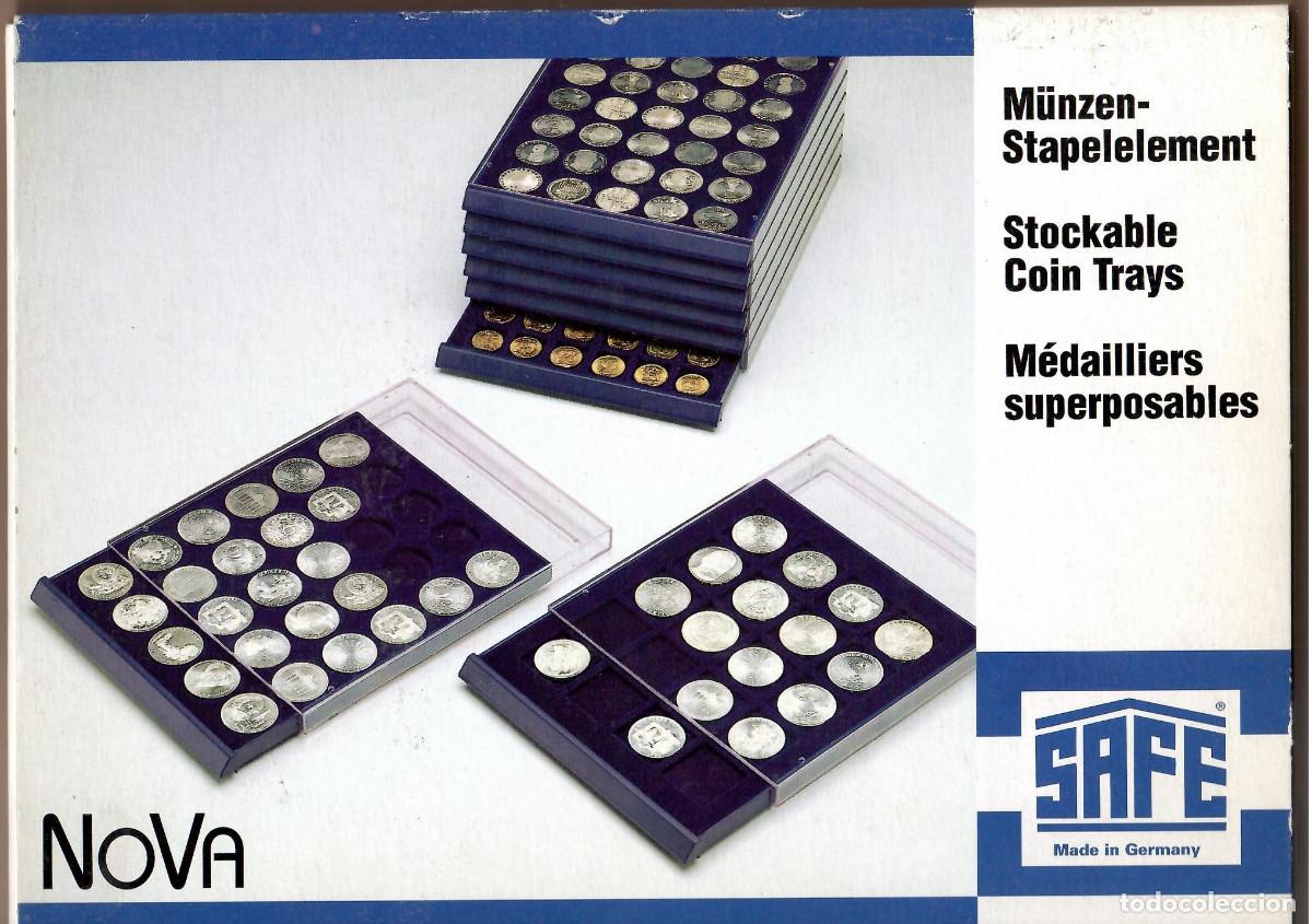 Material numism&aacute;tico: LOTE DE 2 BANDEJAS SAFE MONEDAS A ESTRENAR - Foto 1