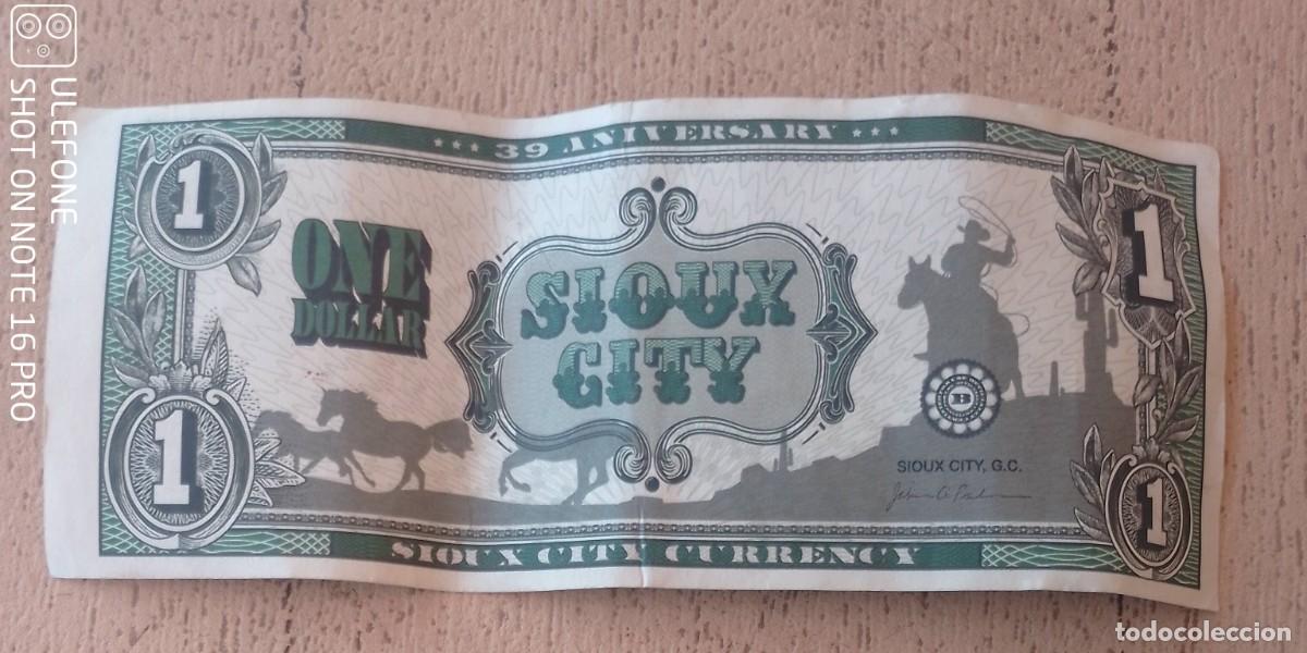 Material numism&aacute;tico: Billete One Dollar, Sioux City - Foto 2
