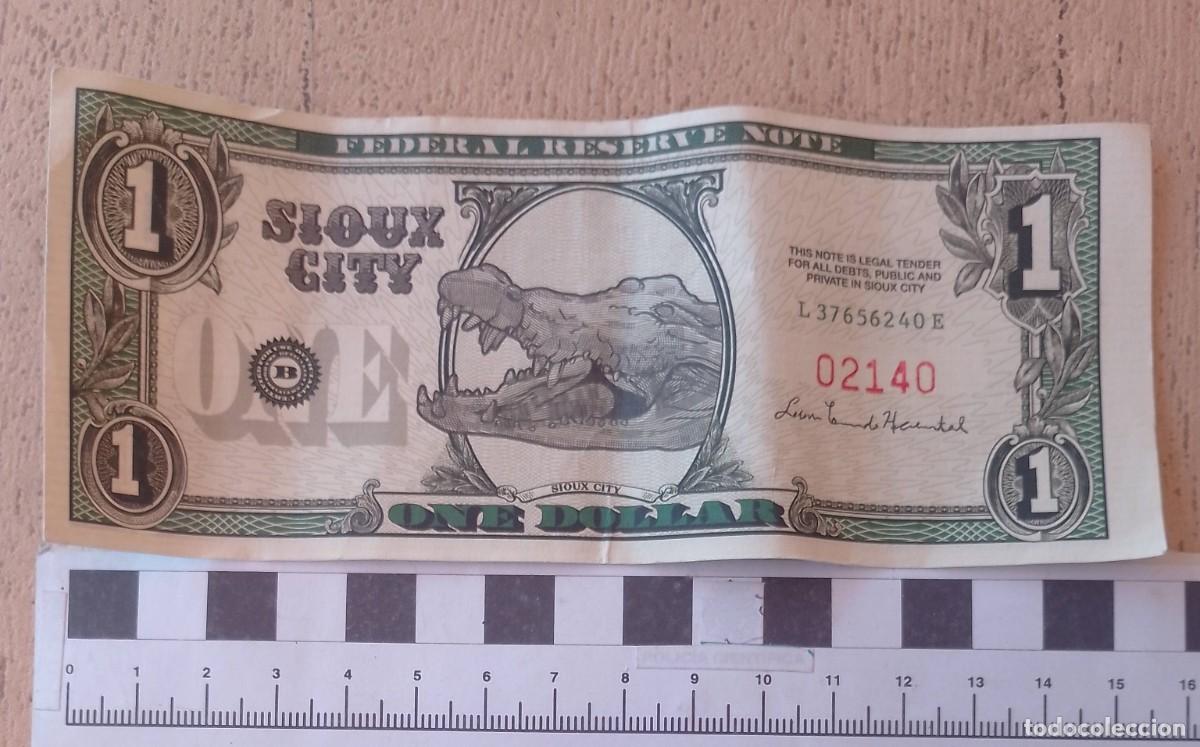 Material numism&aacute;tico: Billete One Dollar, Sioux City - Foto 3