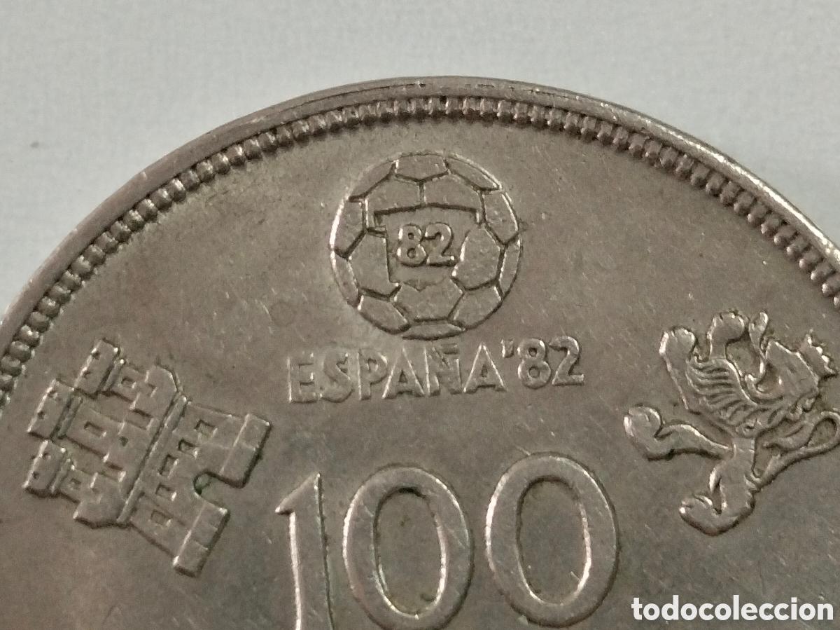 Material numism&aacute;tico: Moneda 100 ptas Espa&ntilde;a 82 - Foto 5