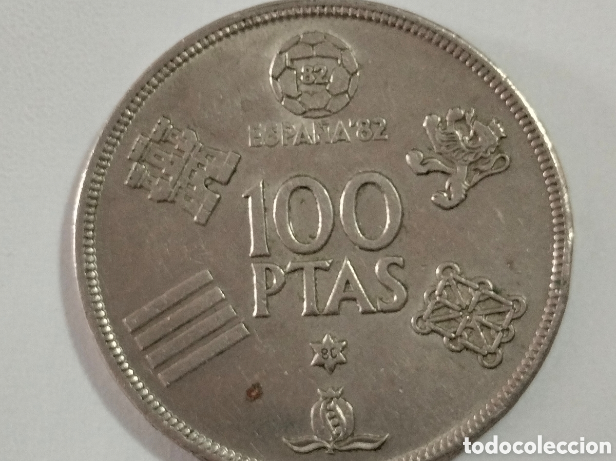 Material numism&aacute;tico: Moneda 100 ptas Espa&ntilde;a 82 - Foto 7
