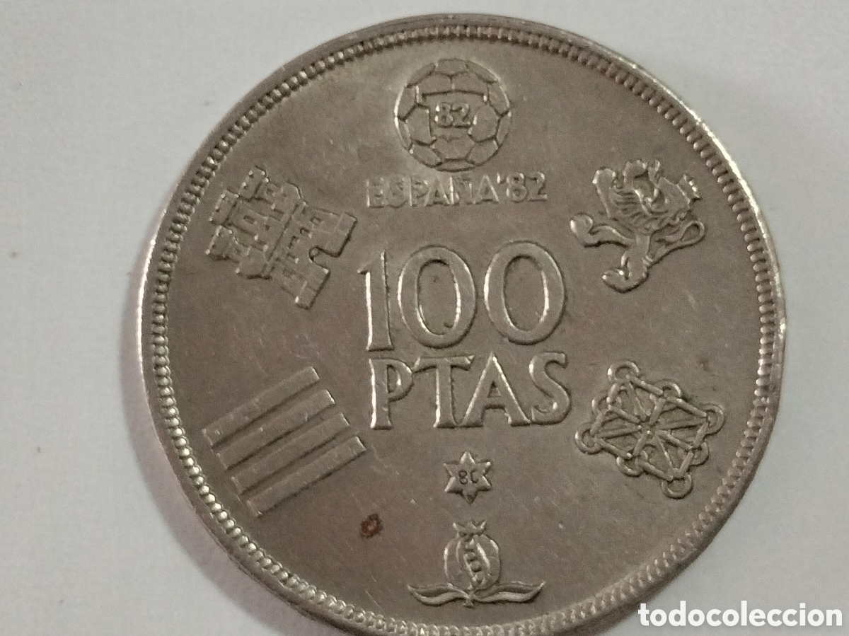 Material numism&aacute;tico: Moneda 100 ptas Espa&ntilde;a 82 - Foto 8