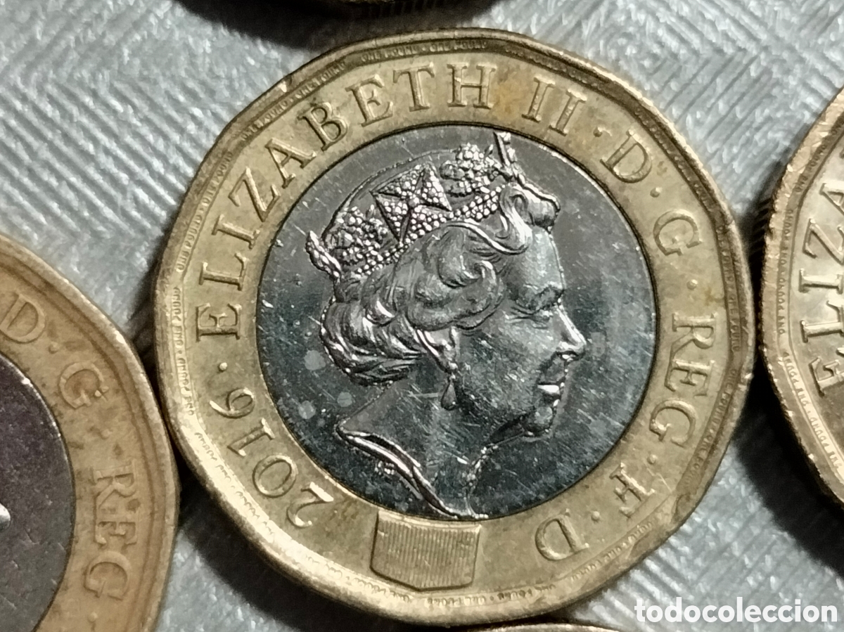 Material numism&aacute;tico: Moneda One pound 2016 .2019 - Foto 4