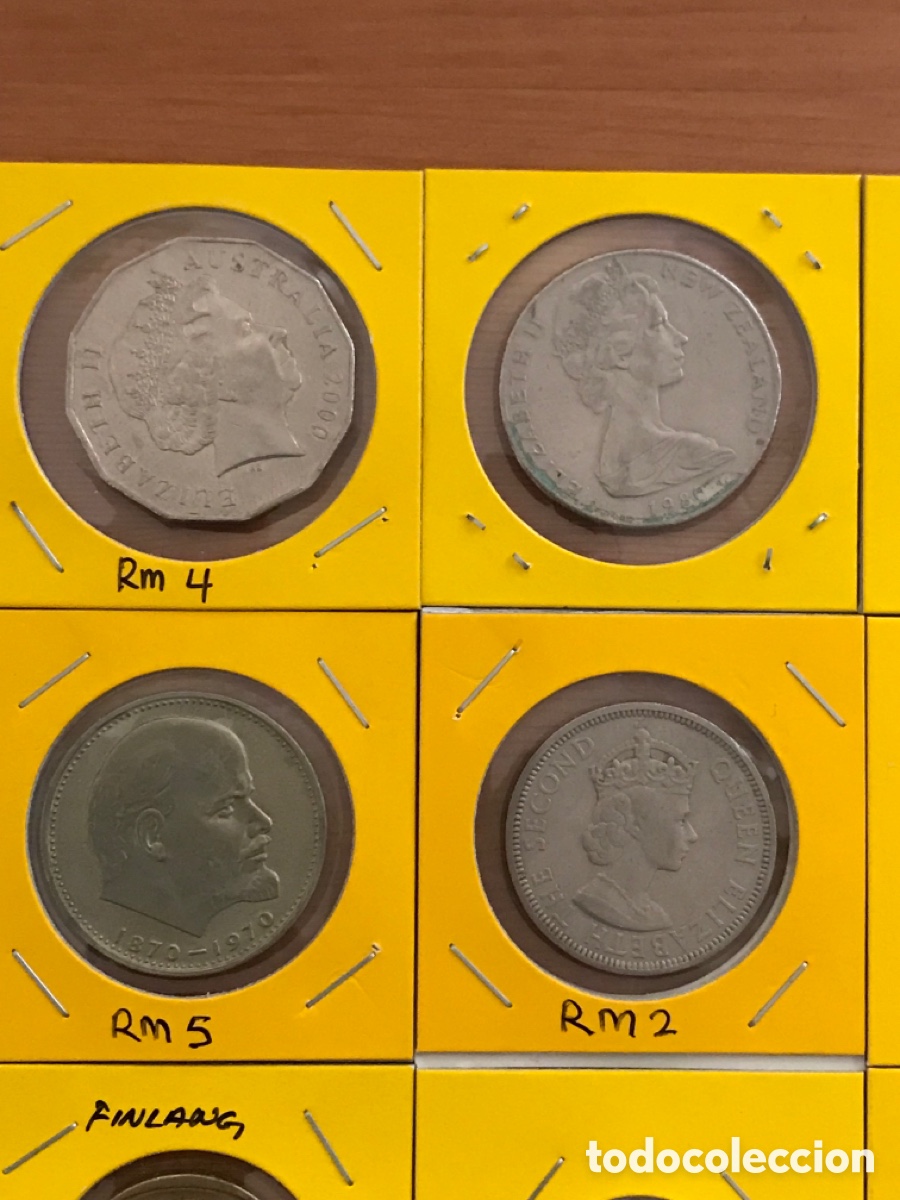 Material numism&aacute;tico: Lote 10 monedas extranjeras. - Foto 2