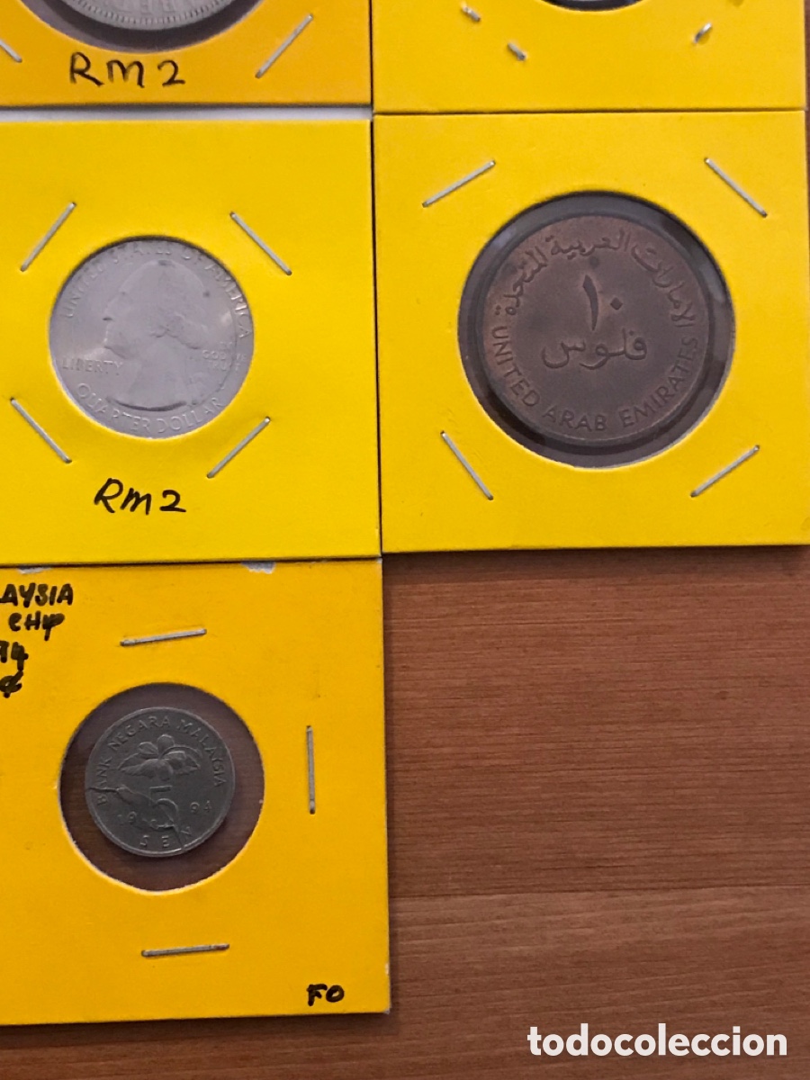 Material numism&aacute;tico: Lote 10 monedas extranjeras. - Foto 4