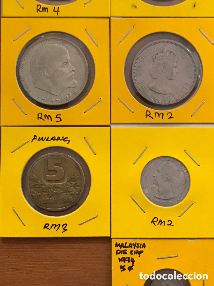 Material numism&aacute;tico: Lote 10 monedas extranjeras. - Foto 5