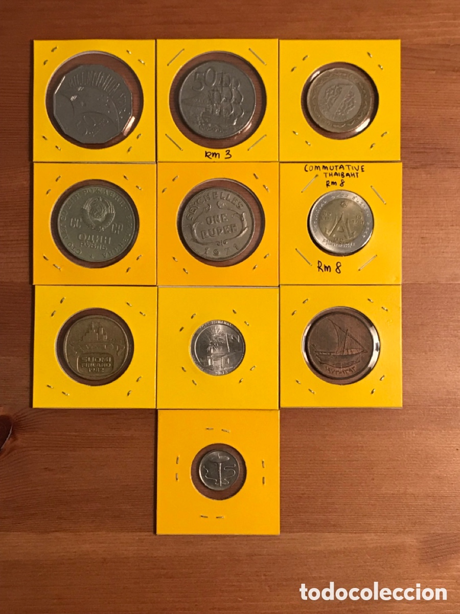 Material numism&aacute;tico: Lote 10 monedas extranjeras. - Foto 6