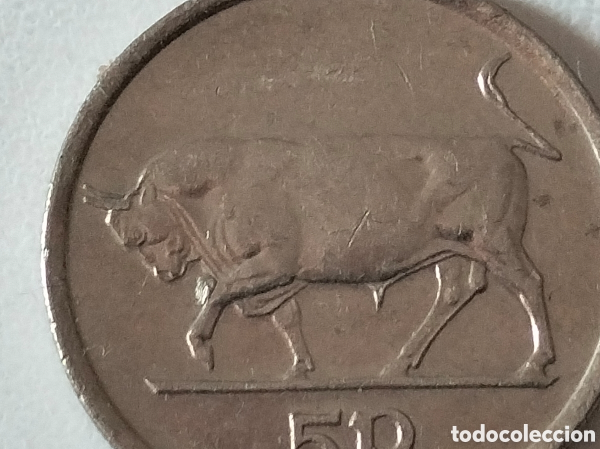 Material numism&aacute;tico: Moneda de Eire 5P - Foto 4