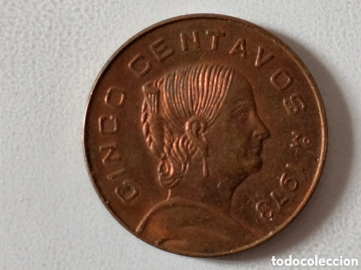 Material numism&aacute;tico: Cinco centavos M&eacute;xico 1973 - Foto 6