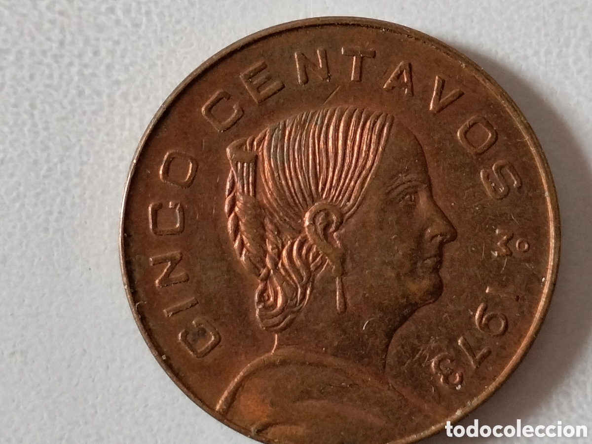 Material numism&aacute;tico: Cinco centavos M&eacute;xico 1973 - Foto 9