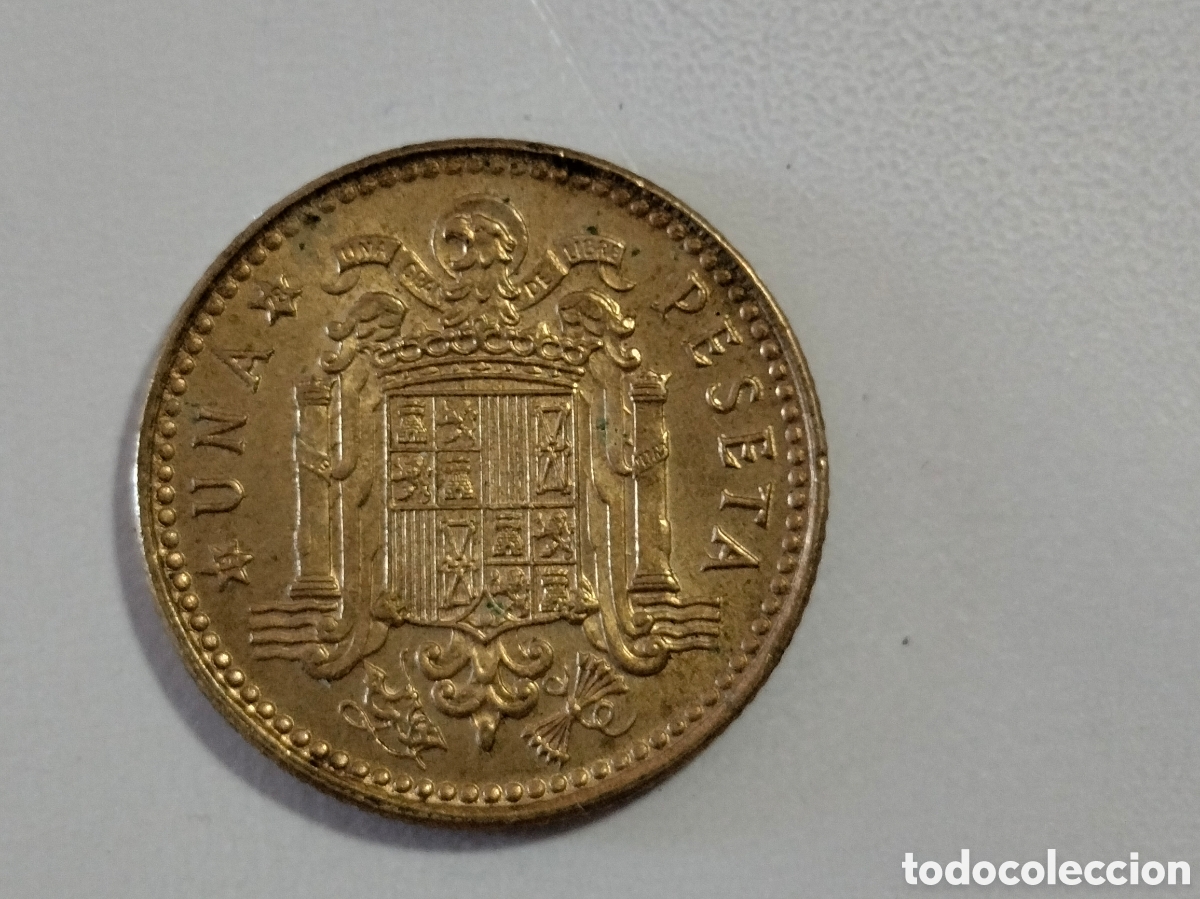 Material numism&aacute;tico: Moneda una peseta 78 - Foto 2