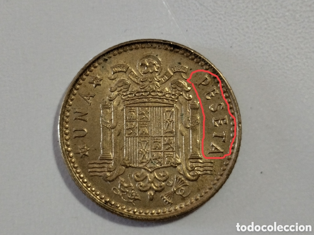 Material numism&aacute;tico: Moneda una peseta 78 - Foto 8