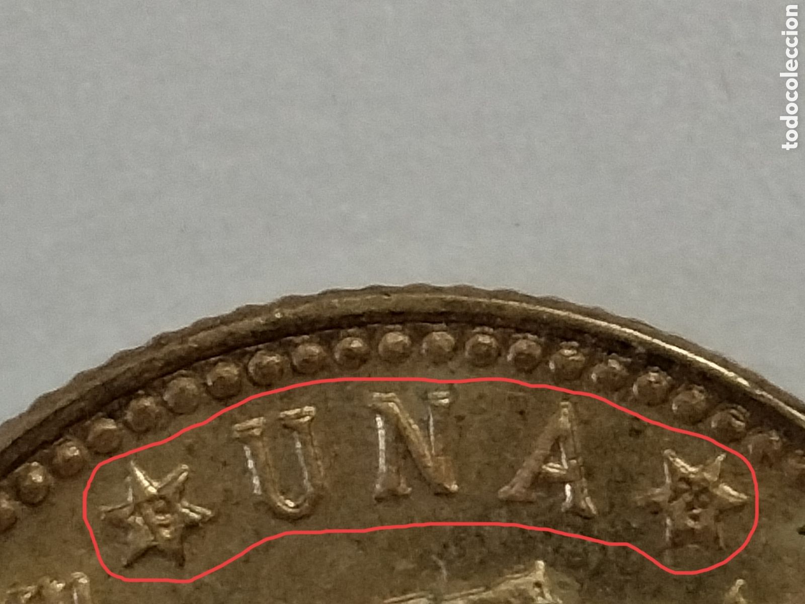 Material numism&aacute;tico: Moneda una peseta 1975*78 - Foto 2