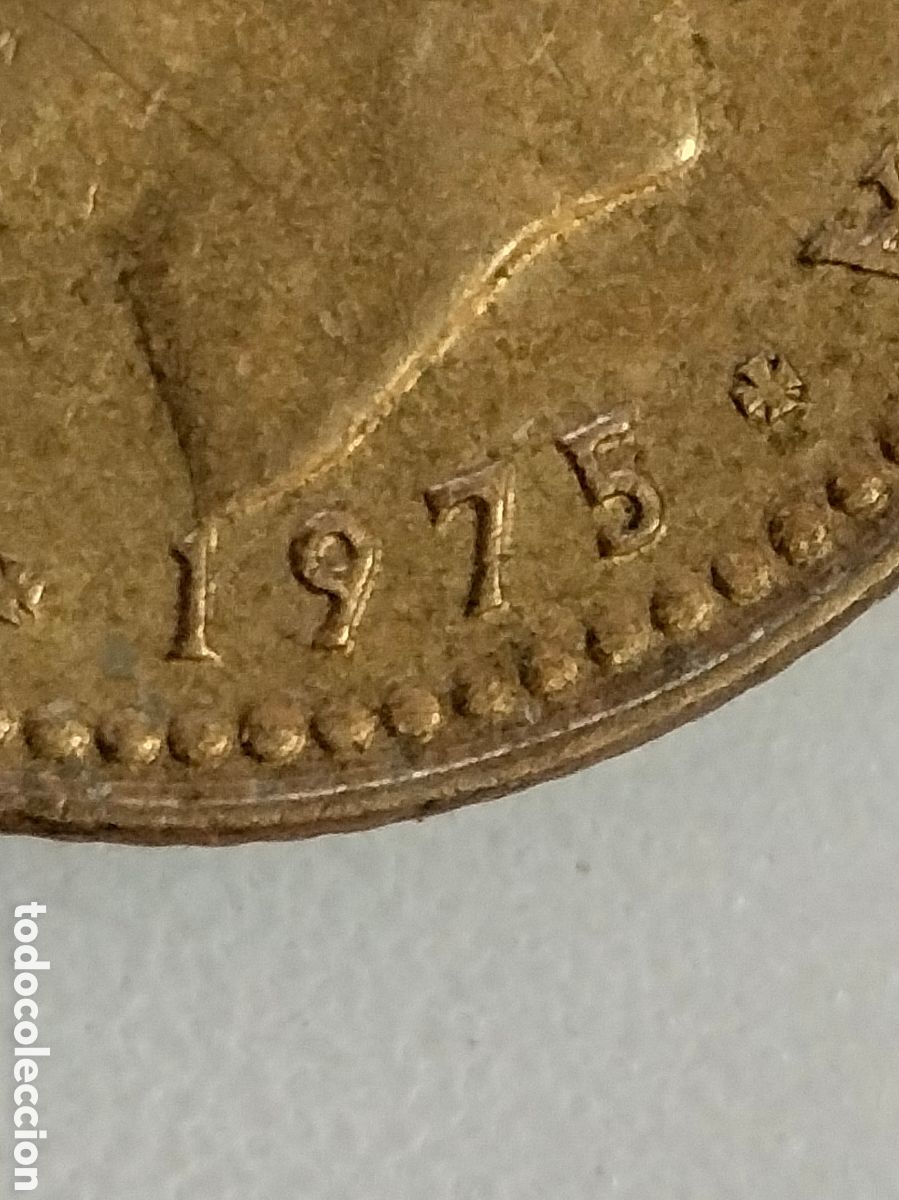 Material numism&aacute;tico: Moneda una peseta 1975*78 - Foto 1