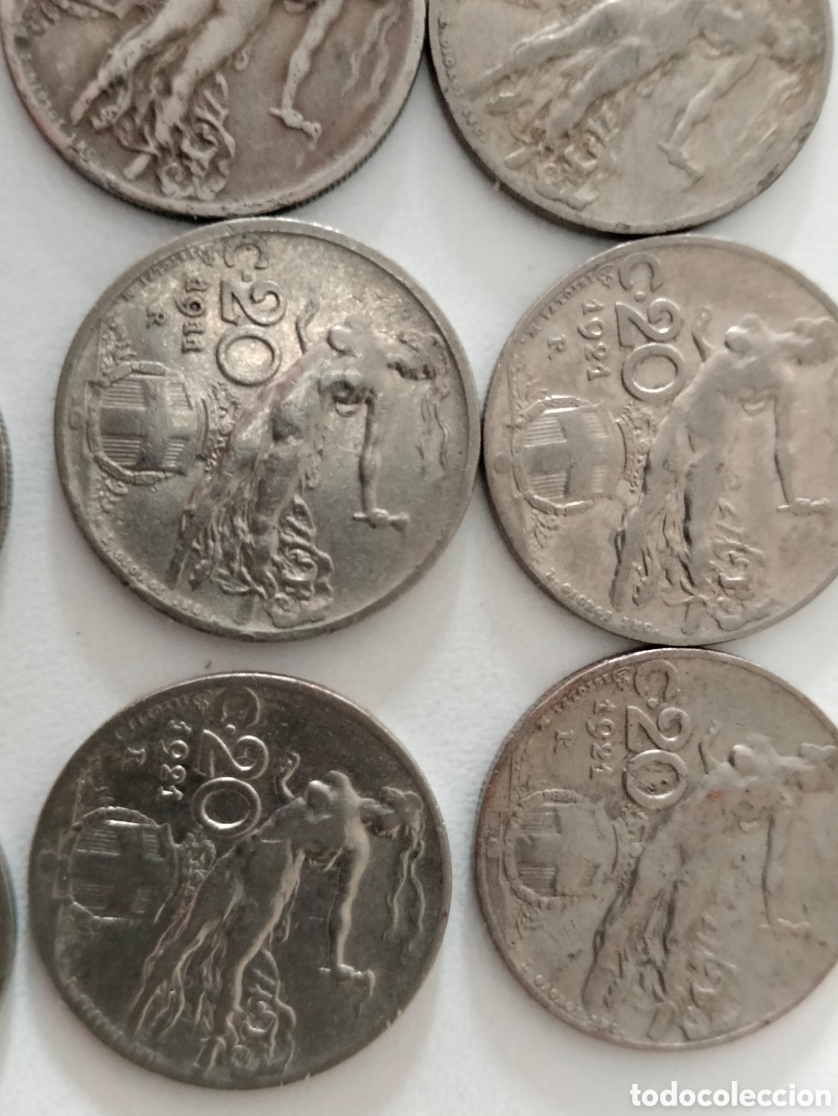 Material numism&aacute;tico: Moneda 20 c Italia antiguas - Foto 10