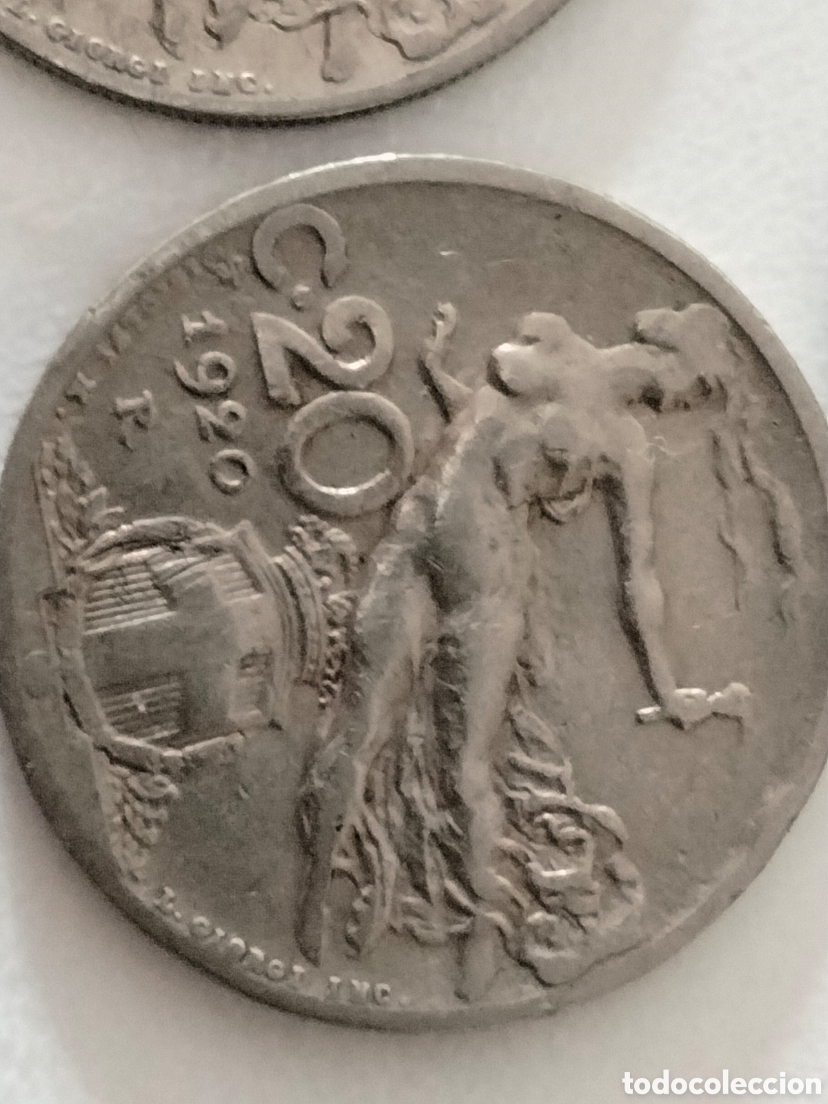 Material numism&aacute;tico: Moneda 20 c Italia antiguas - Foto 1