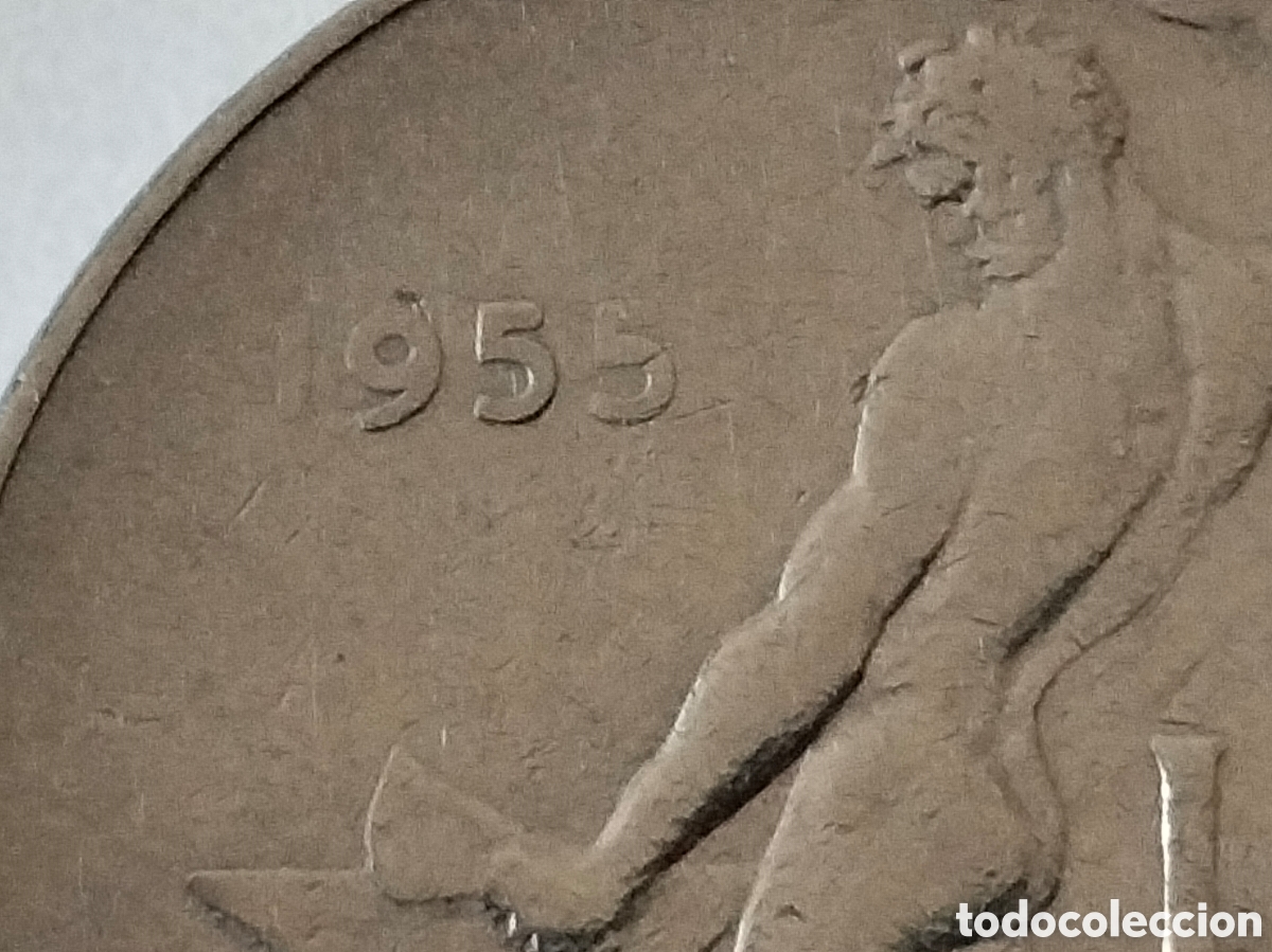 Material numism&aacute;tico: Moneda 20 L Italiana con fallos - Foto 6
