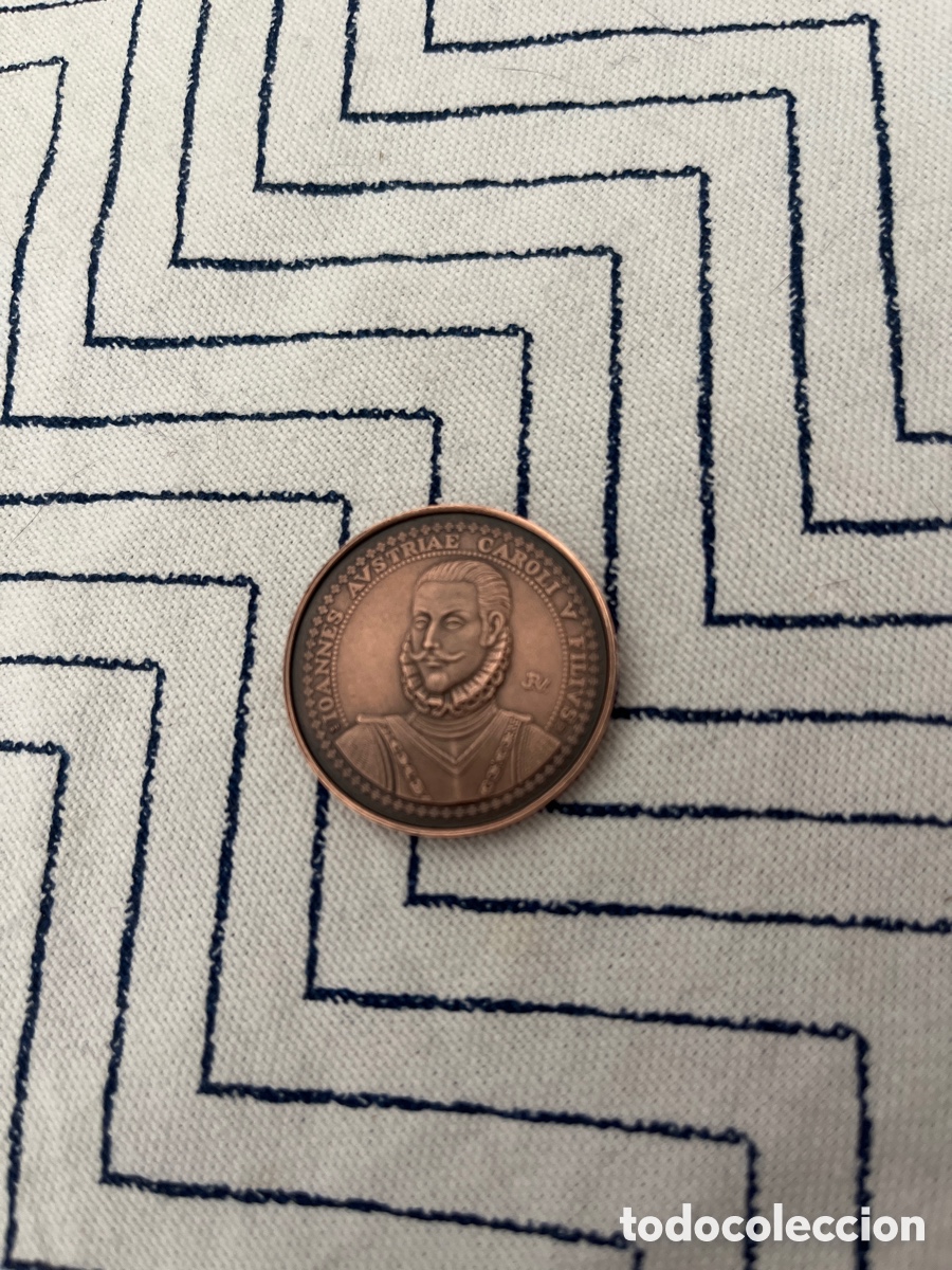 Material numism&aacute;tico: Moneda conmemorativa batalla Lepanto - Foto 4
