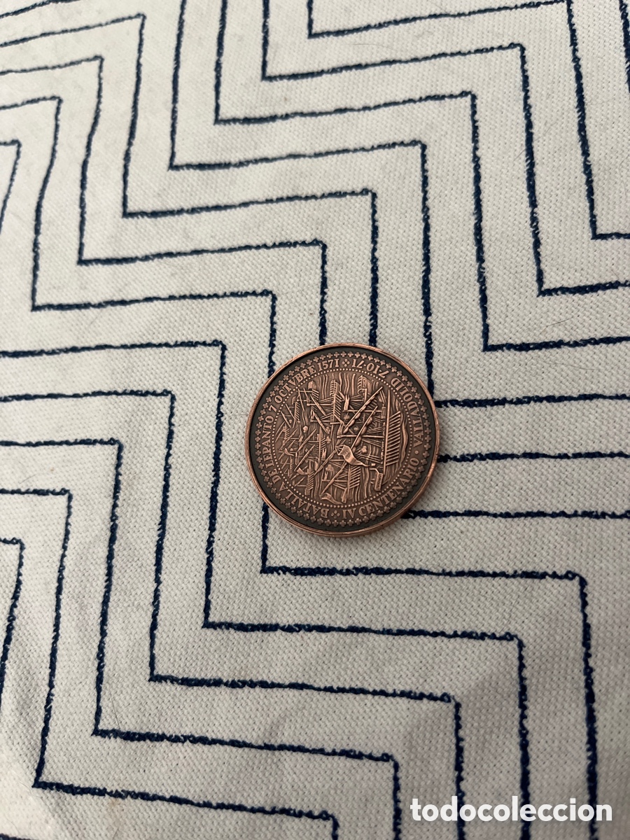 Material numism&aacute;tico: Moneda conmemorativa batalla Lepanto - Foto 5