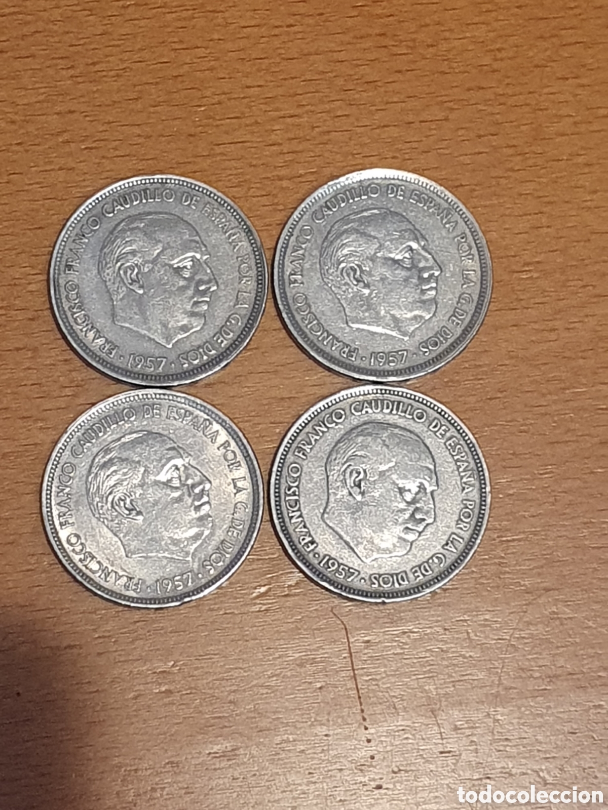 Material numism&aacute;tico: Monedas 50 pesetas Franco - Foto 1