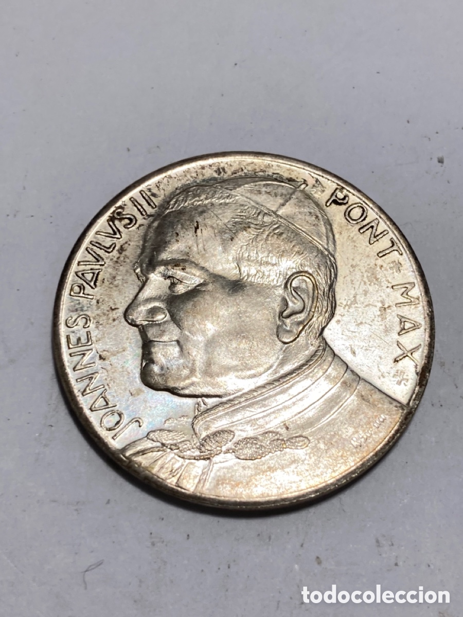 Material numism&aacute;tico: Medalla Juan Pablo II y el Vaticano/V28 - Foto 1