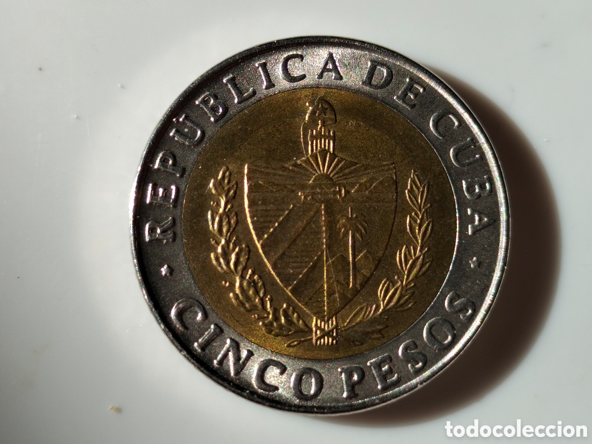 Material numism&aacute;tico: Moneda de cuba 2016 5 pesos - Foto 9