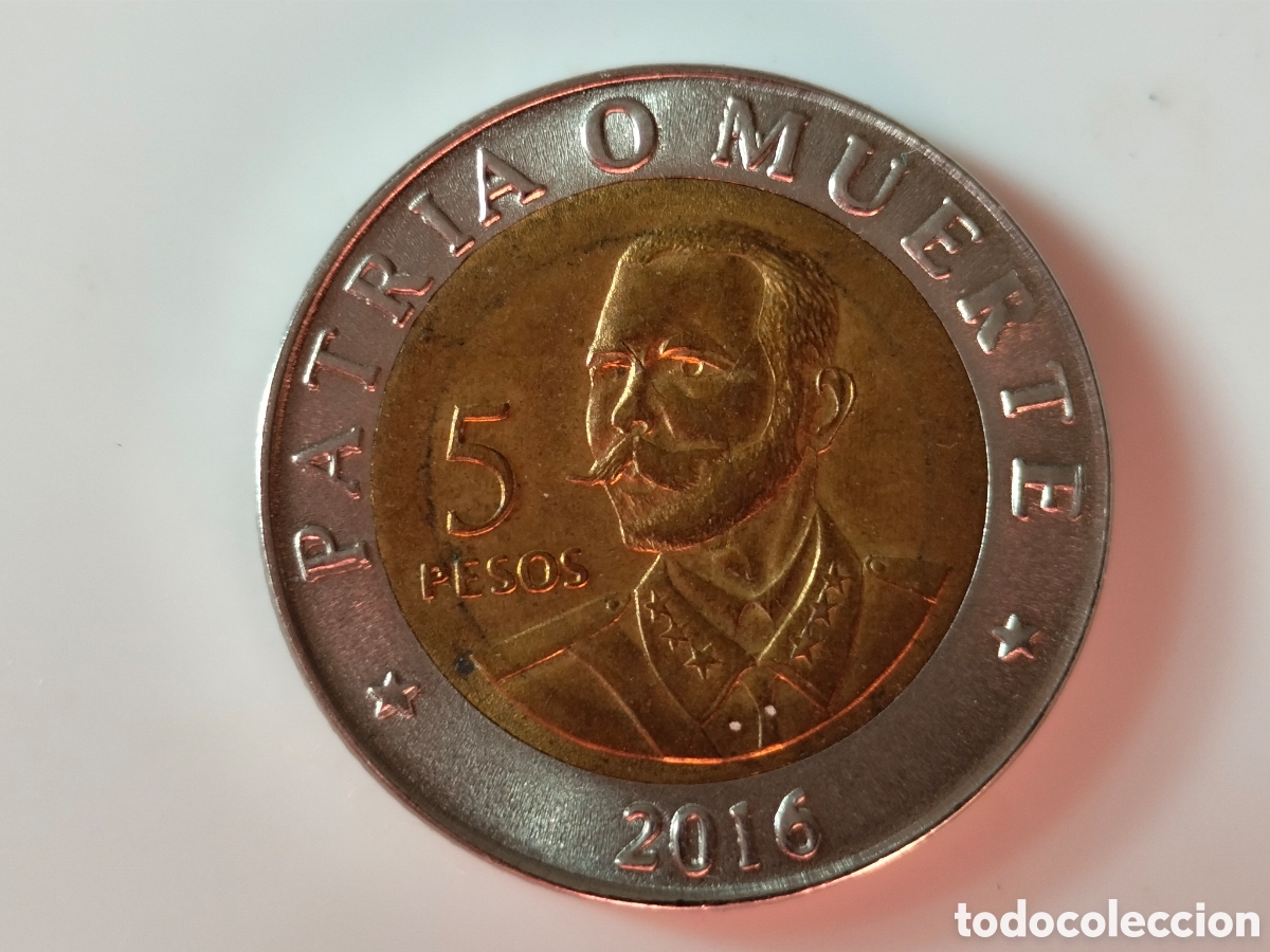 Material numism&aacute;tico: Moneda de cuba 2016 5 pesos - Foto 1