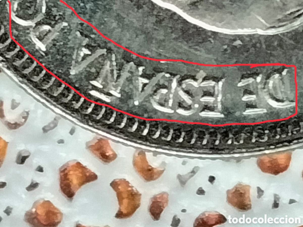Material numism&aacute;tico: Moneda 5 pesetas Franco 1957*75 - Foto 4