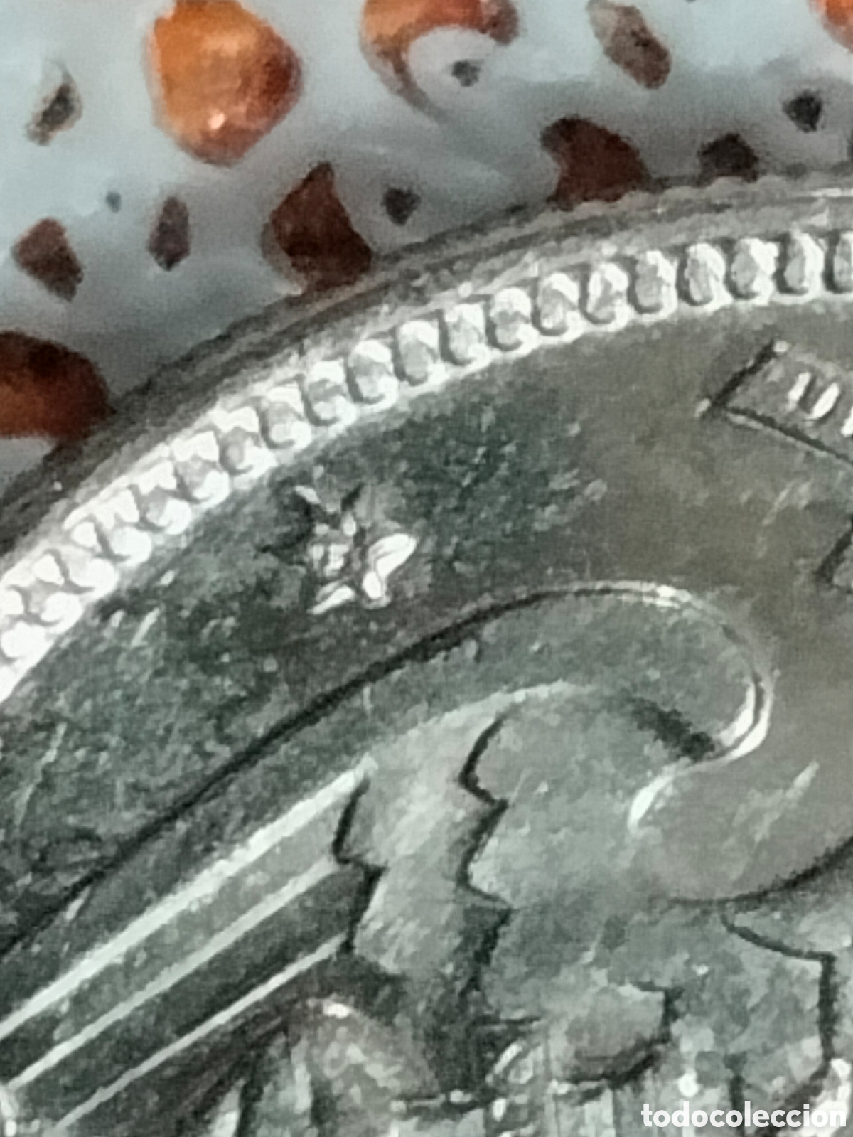 Material numism&aacute;tico: Moneda 5 pesetas Franco 1957*75 - Foto 9