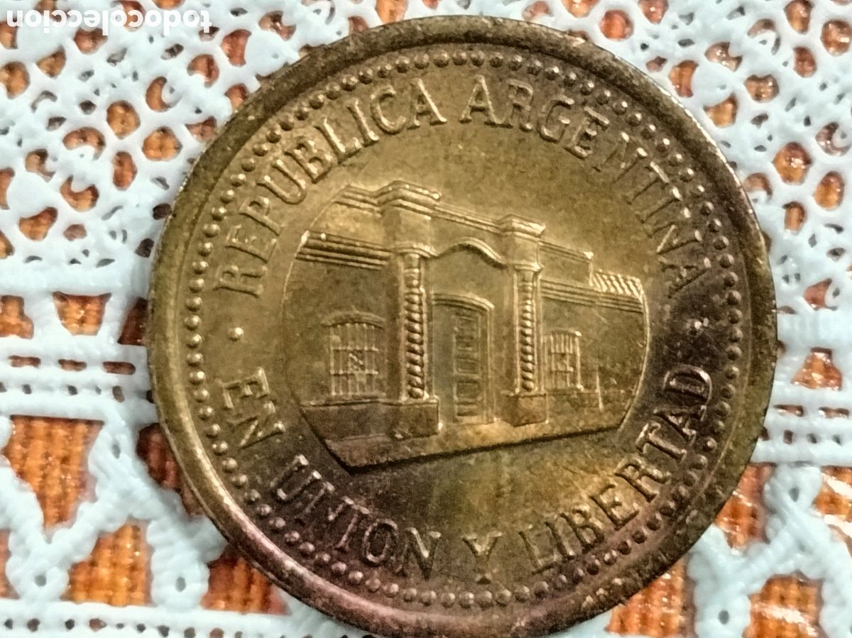 Material numism&aacute;tico: Moneda de 50 centavos argentina - Foto 8