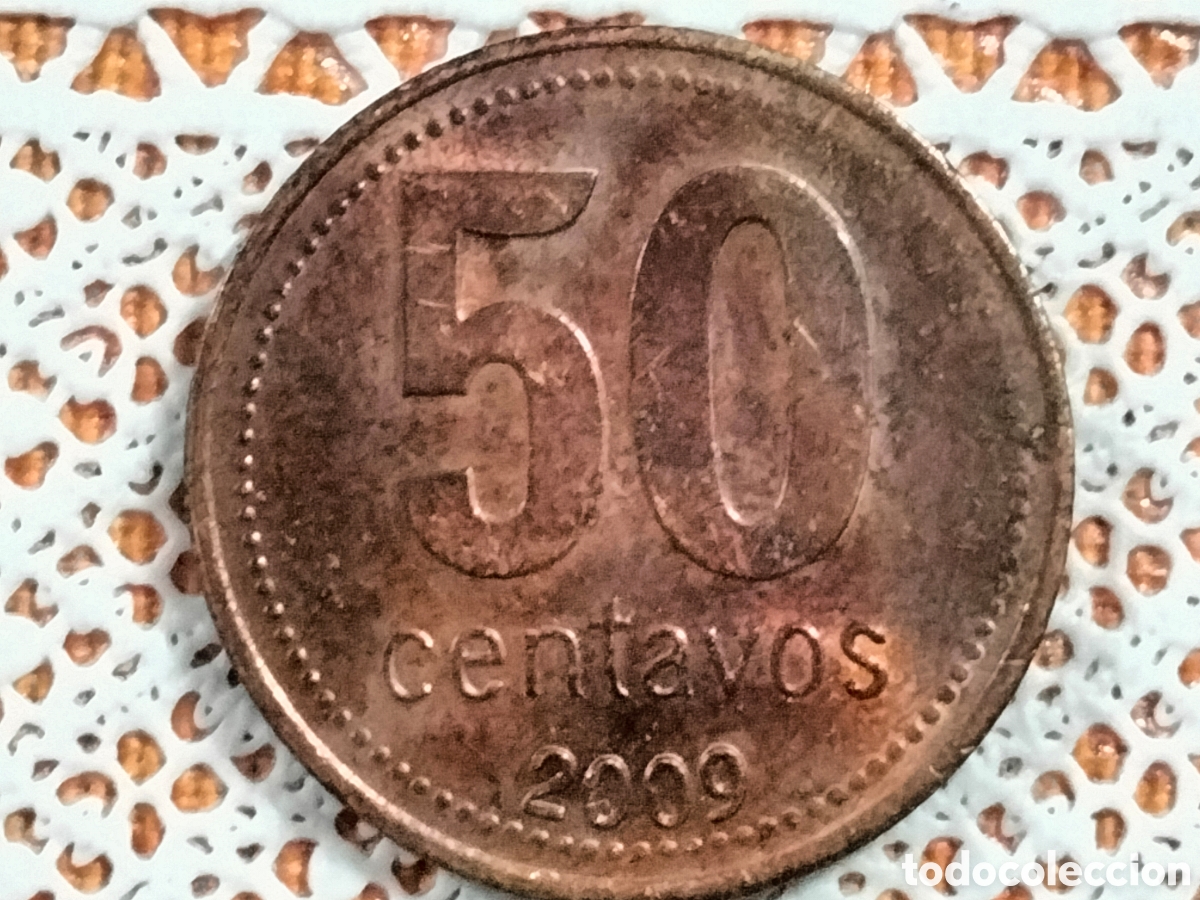 Material numism&aacute;tico: Moneda de 50 centavos argentina - Foto 1