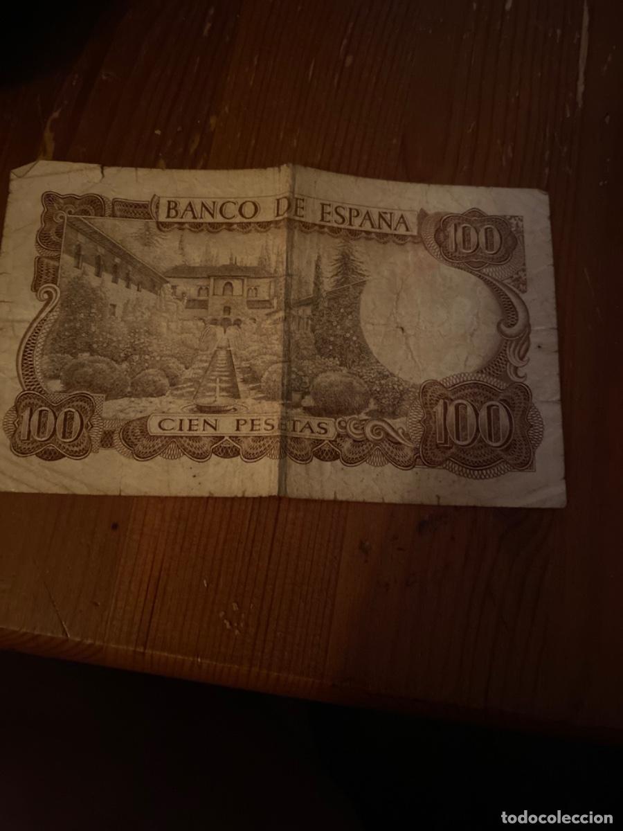Material numism&aacute;tico: Billete 100 pesetas 1970 - Foto 2